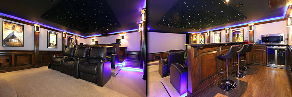 titanic themed home theater designs