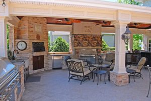 outdoor kitchens